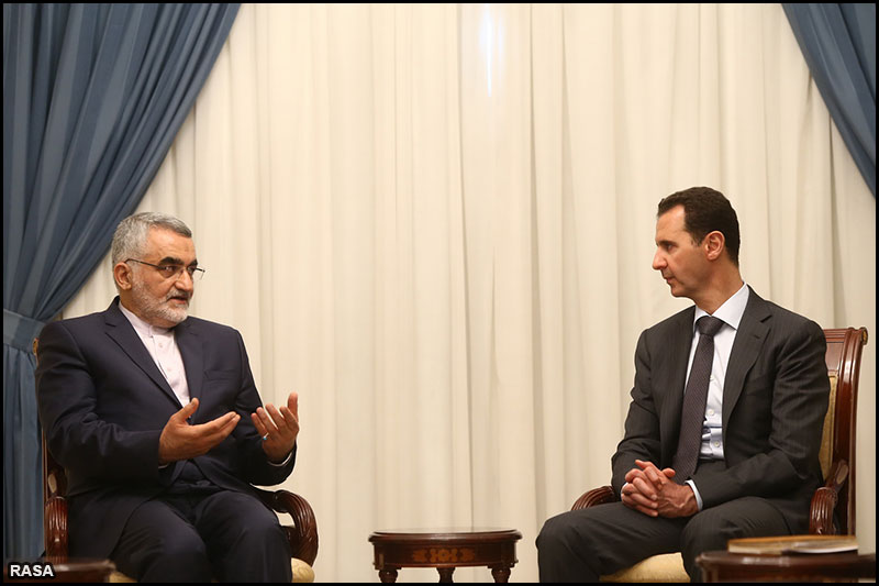 ديدار هيأت پارلماني ايران با بشار اسد رييس جمهور سوريه