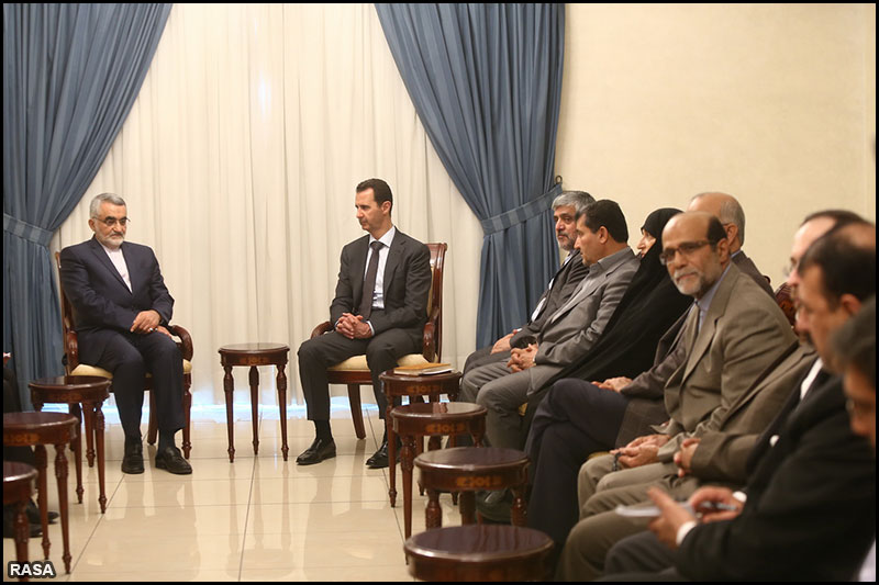 ديدار هيأت پارلماني ايران با بشار اسد رييس جمهور سوريه