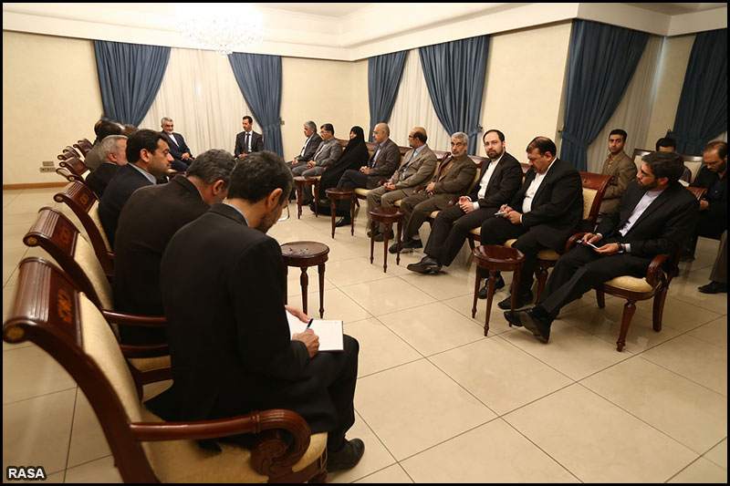 ديدار هيأت پارلماني ايران با بشار اسد رييس جمهور سوريه