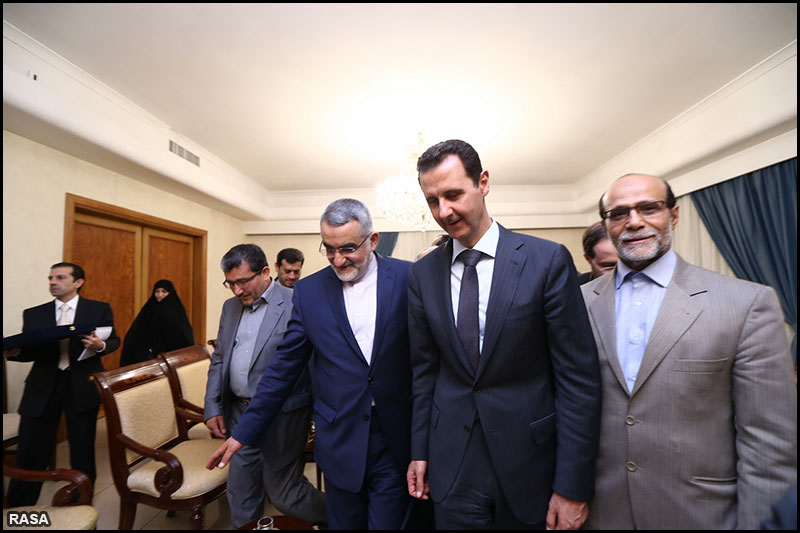 ديدار هيأت پارلماني ايران با بشار اسد رييس جمهور سوريه
