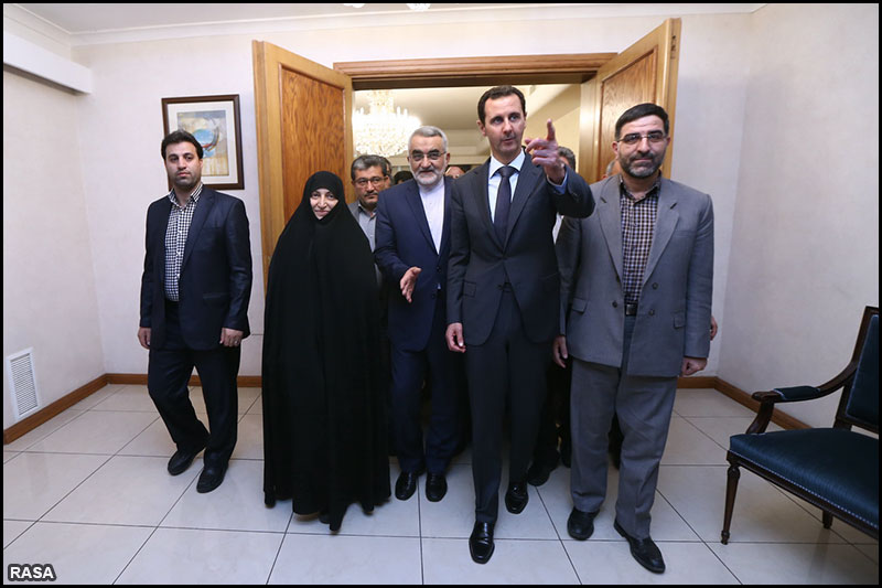 ديدار هيأت پارلماني ايران با بشار اسد رييس جمهور سوريه