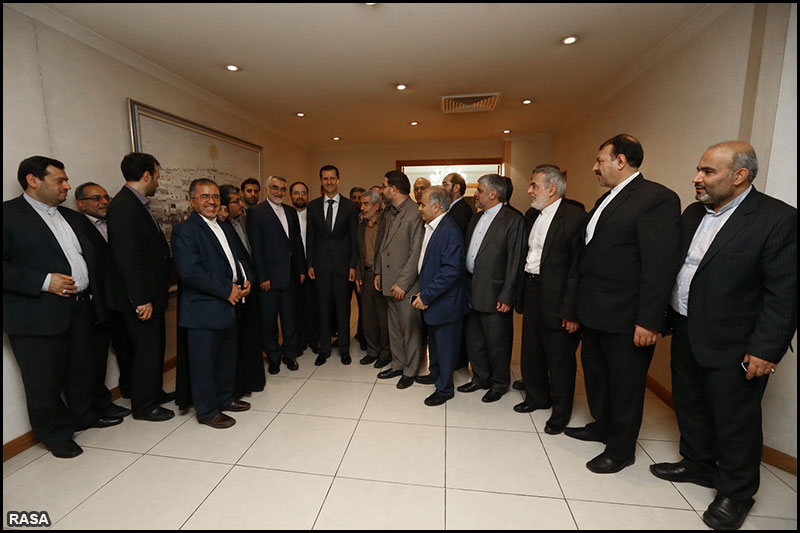 ديدار هيأت پارلماني ايران با بشار اسد رييس جمهور سوريه