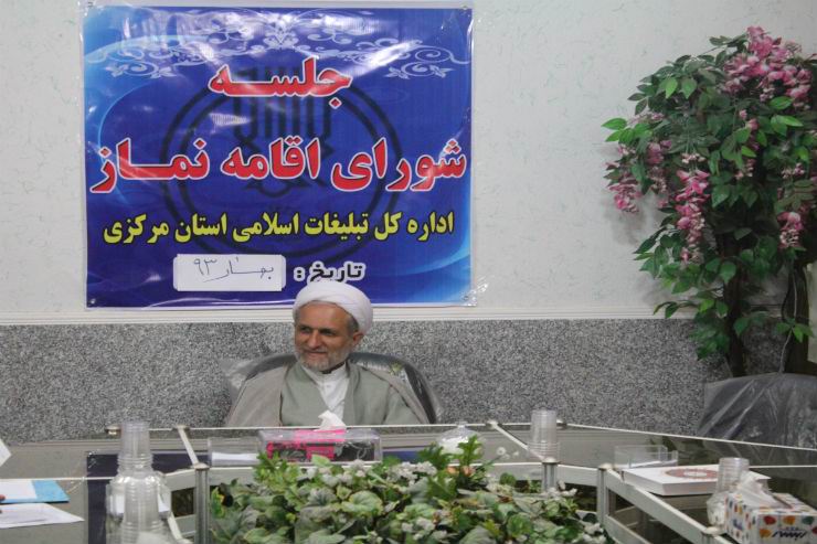 حجت الاسلام صفر قربان پور مدير کل تبليغات اسلامي استان مرکزي