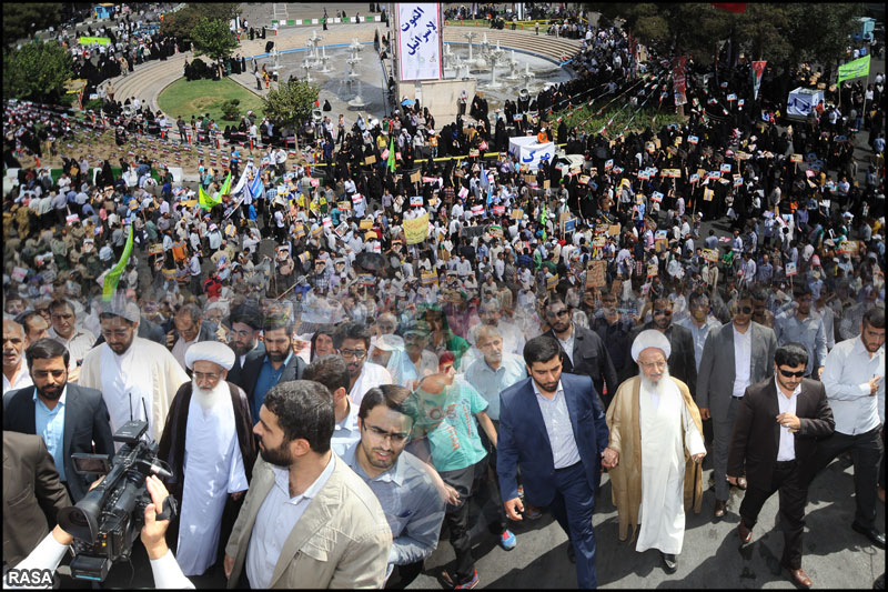 al-Quds Day rally in Qom