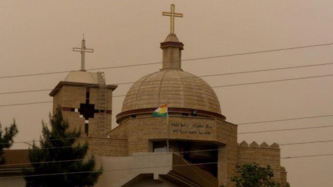 کليسايي در شهر دهوک در شمال عراق