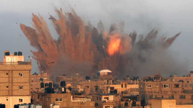 حمله هوايي اسرائيل به غزه
