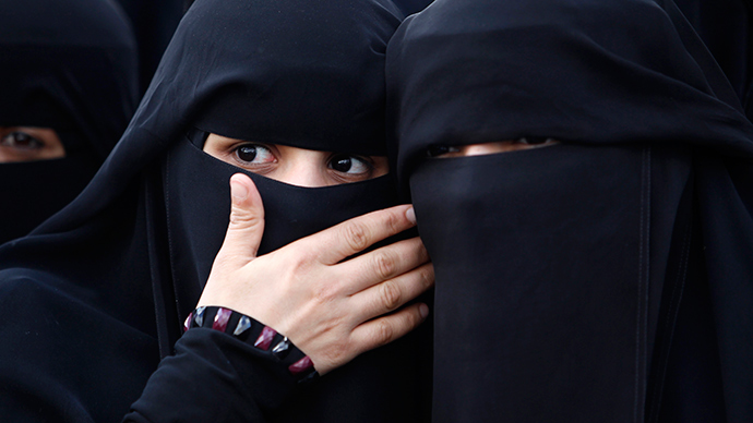 Woman Wearing Burqa
