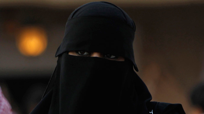 Woman wearing Niqab