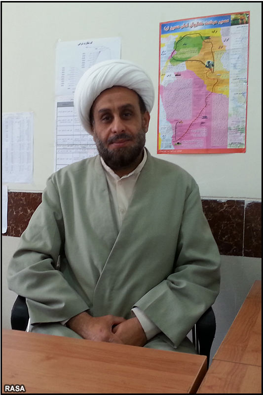 حجت الاسلام لويمي، مدير مرکز آموزش اسلامي خواهران اهواز