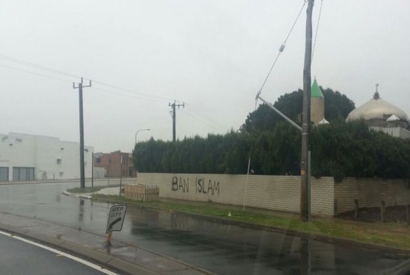 Australian Mosque Vandalized