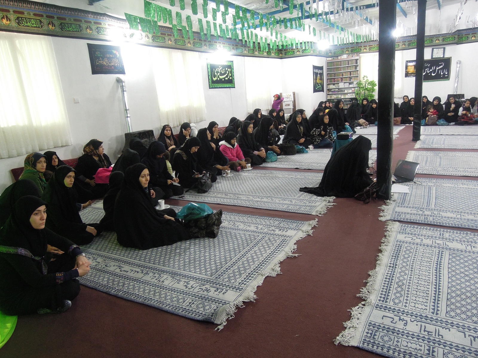 برگزاری مراسم عزاداری در مدرسه باقرالعلوم تهران