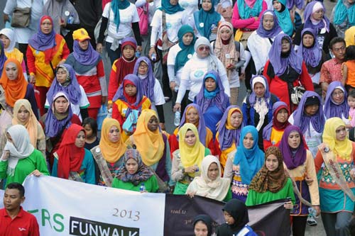 بانوان مسلمان و محجبه در اندونزي 