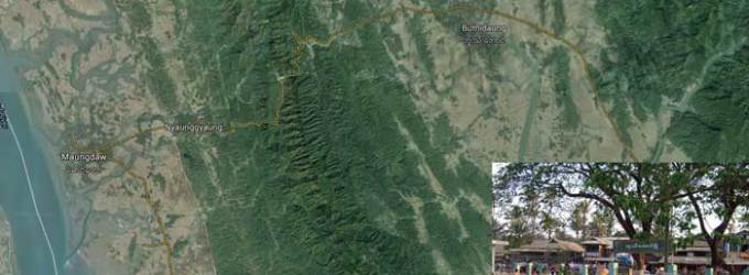 Rohingya village
