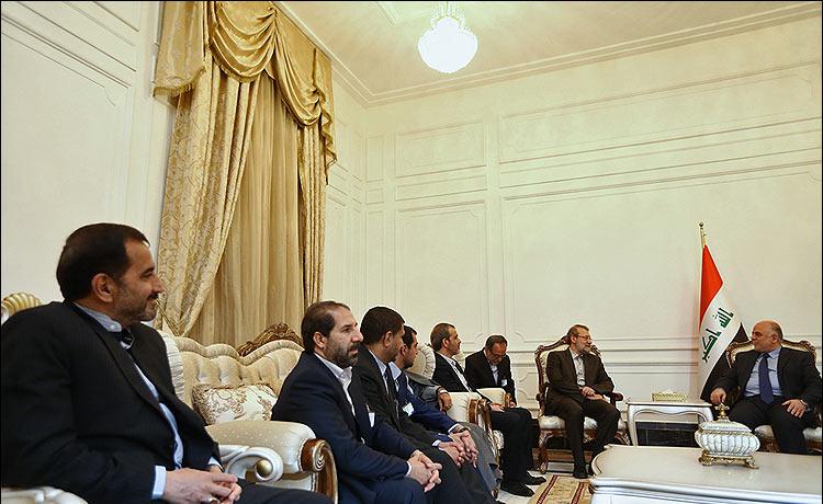 ديدار دکتر لاريجاني با نخست وزير عراق