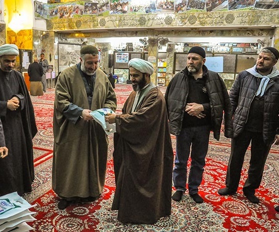 Ukrain Delegation in Imam Hussain Shrine