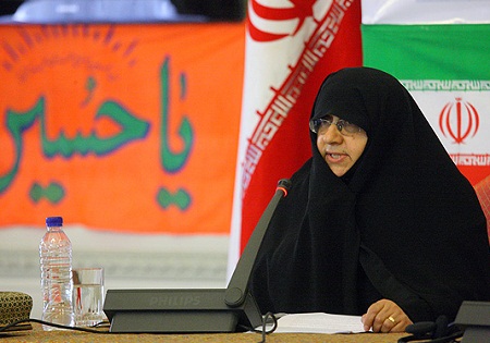 مريم مجتهدزاده، رييس سازمان نشر آثار و ارزش هاي مشارکت زنان دردفاع مقدس 