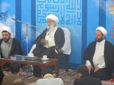 مراسم عمامه گذاري در مدرسه امام مهدي موعود(عج) 