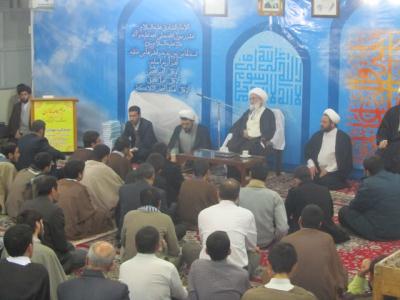 مراسم عمامه گذاري در مدرسه امام مهدي موعود(عج) 1