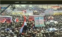 تظاهرات مردم يمن در شهر صعده