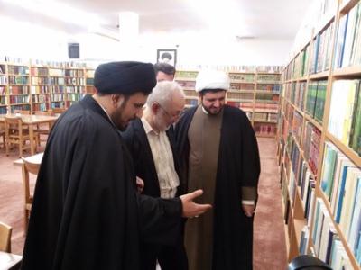 افتتاح کتابخانه عمومي آيت الله فقيهي در قم