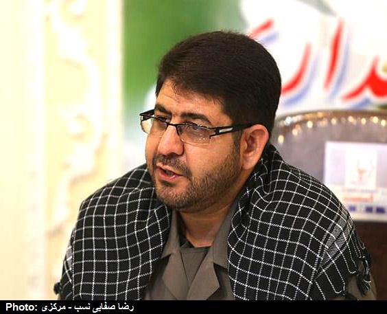 پاسدار محمد رضا رضايي فرمانده سپاه ناحيه مقاومت اراک 