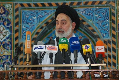 خطيب جمعة النجف الاشرف السيد القبانجي