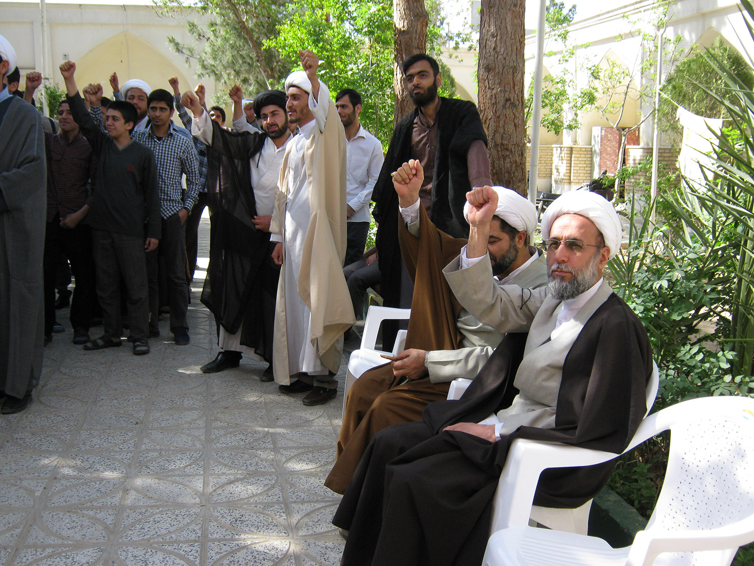 تجمع طلاب دامغاني در محکوميت جنايات  آل سعود