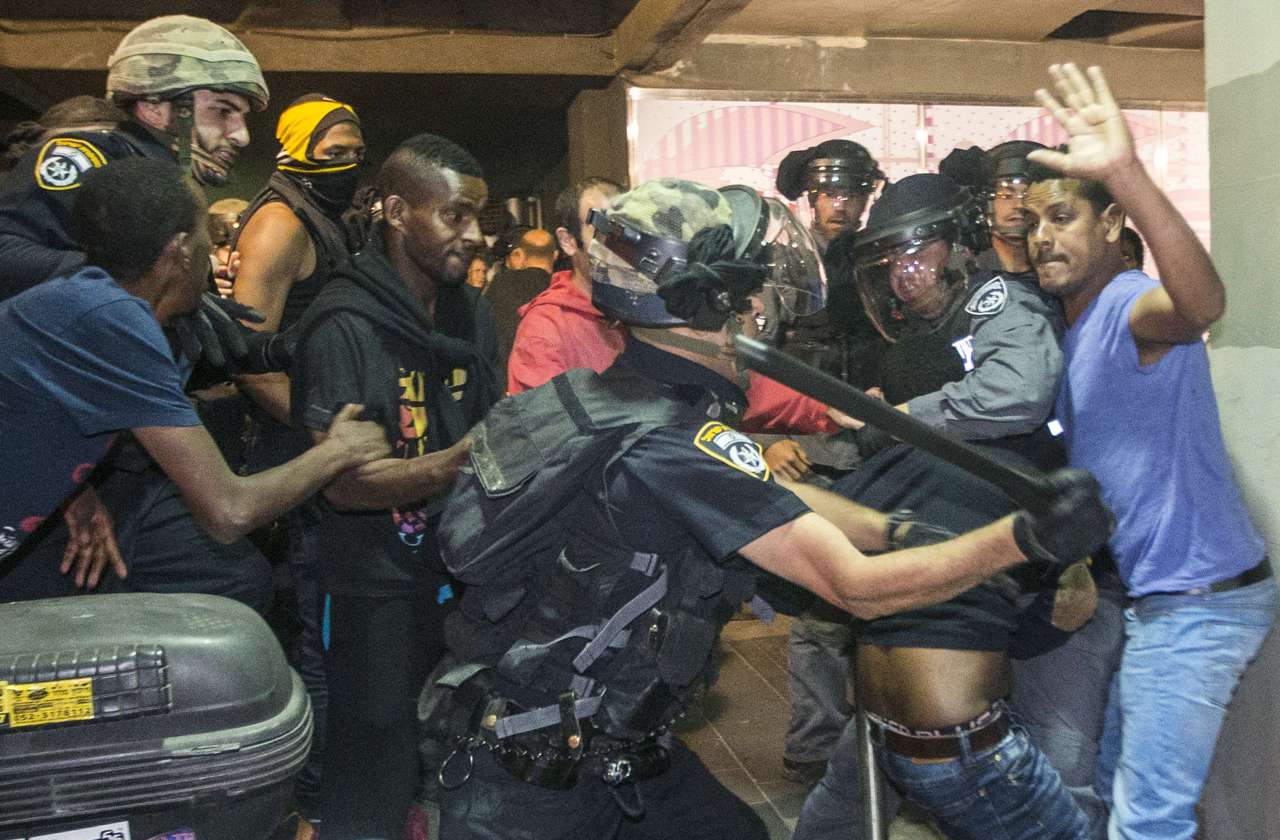 Tel Aviv police brutality