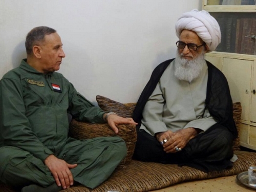 Ayatollah Bashir al-Najafi and Khalid al-Ubaydi