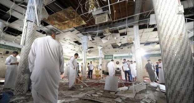 انفجار مسجد امام علي قديح استان قطيف عربستان