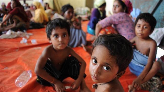 rescued migrant children