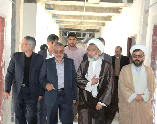 بازديد حجت الاسلام پورمحمدي وزير دادگستري از حوزه علميه خاتم الانبياء اراک