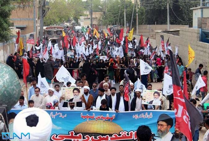 پاکستان ميں عالمي قدس کے جلوس