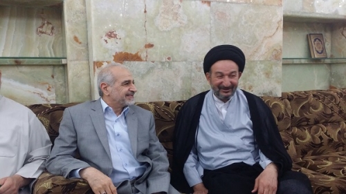 حجت الاسلام سيد نزار حبل المتين، توليت آستان مقدس علوي و عبد الهادي الحکيم، نماينده پارلمان عراق