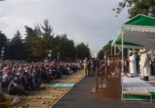 نماز عید فطر در قرقیزستان برگزار شد