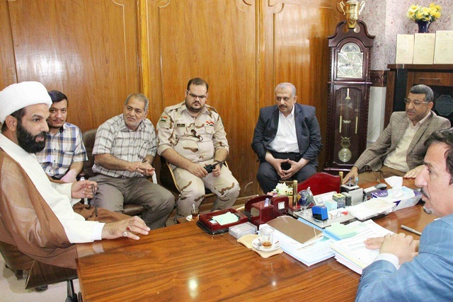 نمايندگان سازمان اوقاف شيعيان عراق