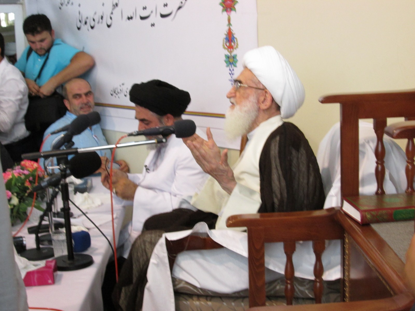 Ayatollah Nouri-Hamadani in Azerbaijan