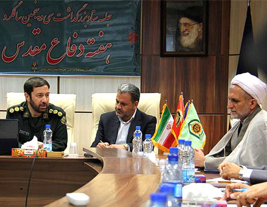 جلسه بزرگداشت 35 سالگرد هفته دفاع مقدس استان مرکزي