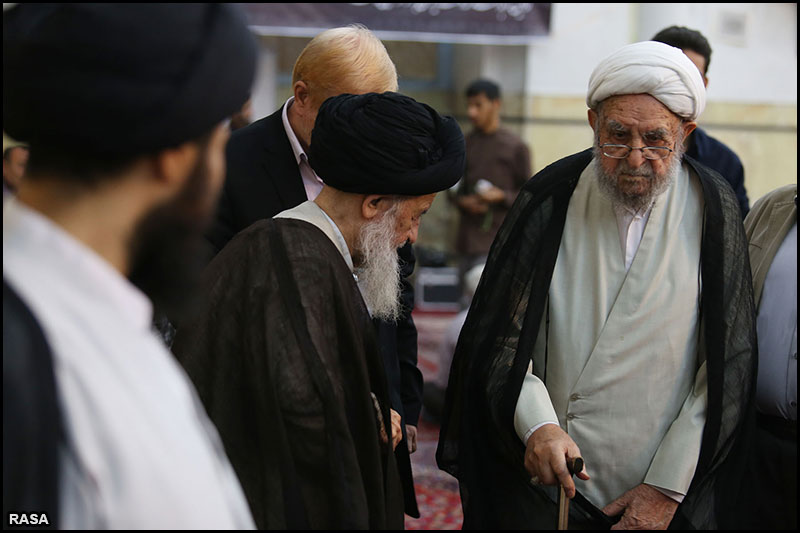 بزرگداشت جانباختگان فاجعه منا در مسجد اعظم قم