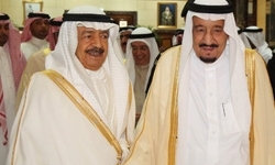 نخست وزير بحرين و شاه عربستان