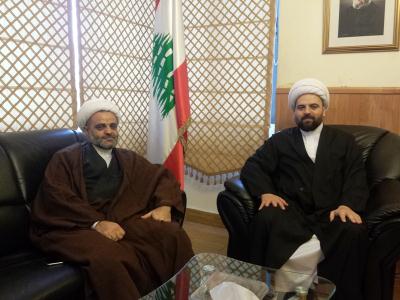 زغيب و احمد قبلان از روحانيان لبنان
