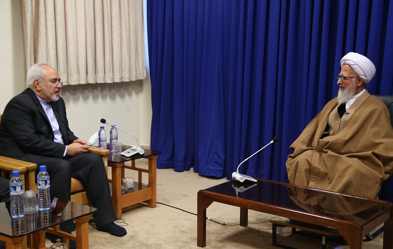 Ayatollah Javadi-Amoli and FM Zarif