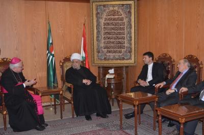 آيت الله قبلان در ديدار با سفير آلمان در لبنان