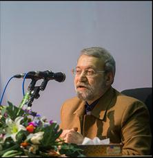 سخنراني دکتر لاريجاني در آيين تجليل از داوطلبان و خيرين برتر جمعيت هلال استان قم 