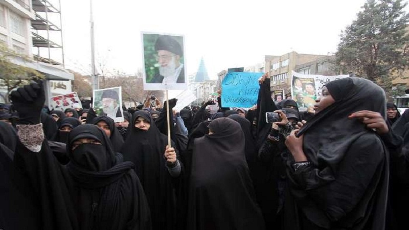 نيجرين شيعوں کے قتل عام کے خلاف مظاھرہ