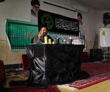 مراسم شهادت امام حسن عسکری در مدرسه علمیه پیروان حضرت زهرا مشهد برگزار شد
