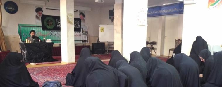 مراسم شهادت امام حسن عسکری در مدرسه علمیه پیروان حضرت زهرا مشهد برگزار شد