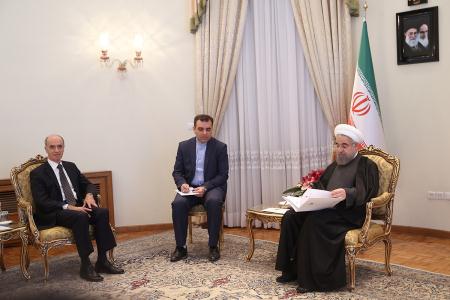روحاني در ديدار سفير مالت