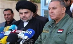 وزير دفاع عراق و رهبر جريان صدر