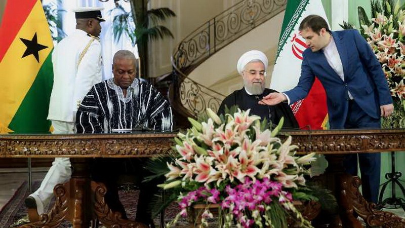 ايران اور گھانا کے صدور